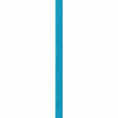 Picture of Berwick Offray 953464 3/8" Wide Single Face Satin Ribbon, Turquoise Blue, 6 Yds