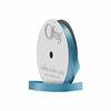 Picture of Berwick Offray 953464 3/8" Wide Single Face Satin Ribbon, Turquoise Blue, 6 Yds