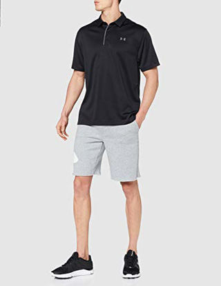 Picture of Under Armour Men's Tech Golf Polo, Black (001)/Graphite, 3X-Large