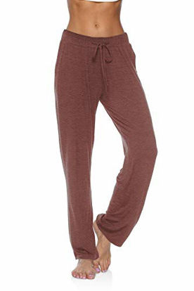Picture of DIBAOLONG Womens Yoga Pants Wide Leg Comfy Drawstring Loose Straight Lounge Running Workout Legging Colour 10 L