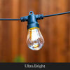 Picture of Brightech Ambience Pro - Waterproof, Solar Powered Outdoor String Lights - 27 Ft Vintage Edison Bulbs Create Bistro Ambience On Your Patio - Commercial Grade, Shatterproof - 1W LED, Soft White Light