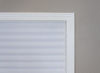 Picture of Easy Lift Trim-at-Home Cordless Pleated Light Filtering Fabric Shade White, 30 in x 64 in, (Fits windows 19"- 30")