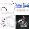 Picture of Protective Eyewear Safety Goggles Clear Anti-fog/Anti-Scratch Safety Glasses Men Glasses, Transparent Frame (2pcs-leopard&purple)
