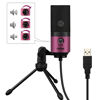 Picture of Fifine USB Podcast Condenser Microphone Recording On Laptop, No Need Sound Card Interface and Phantom Power-K669