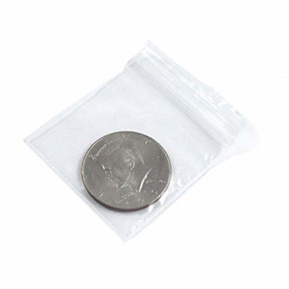 Picture of 100pc Self Locking 2 x 2 Plastic Bags 2mm Thick All Purpose Storage Baggies