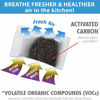 Picture of iTouchless All Natural Activated Carbon, Compact Size AbsorbX Filters for Small Trash Cans with Filter Gate, Absorbs Garbage Odor Smells, 3-Pack Bundle Lasts 9 Months Fresh Bathroom and Kitchen