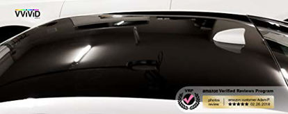 Picture of VViViD Black High Gloss Realistic Paint-Like Microfinish Vinyl Wrap Roll XPO Air Release Technology (1.5ft x 5ft)