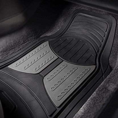 Picture of FH Group F11313GRAY Rubber Floor Mat (Gray Full Set Trim to Fit Mats)