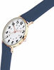 Picture of Plaris Nurse Watches for Medical Professionals,Nurses,Doctors,Students with Easy to Read Dial, Military Time, Second Hand and More Colors to Match Your Scrubs (Rosegold Navy Blue Silicone)