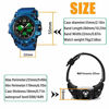 Picture of Mens Digital Watches 50M Waterproof Outdoor Sport Watch Military Multifunction Casual Dual Display Stopwatch Wrist Watch Blue