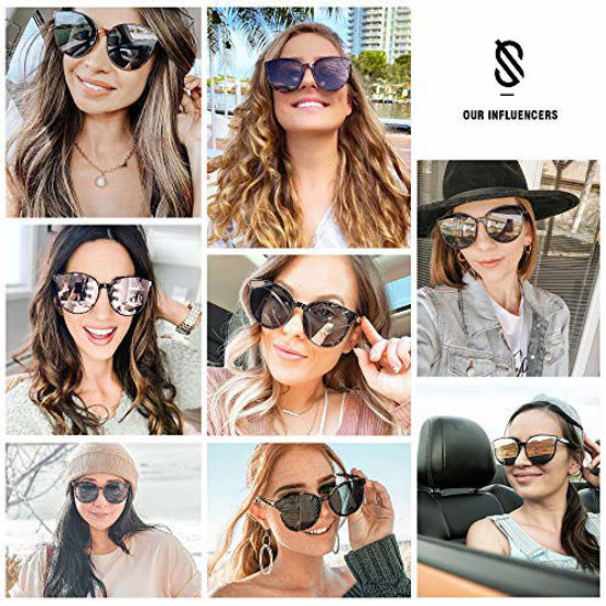 SOJOS Classic Polarized Sunglasses for Men Women Metal Frame Shades SJ1030  with Gold/Silver price in Saudi Arabia | Amazon Saudi Arabia | kanbkam