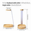 Picture of Avantree Universal Wooden & Aluminum Headphone Stand Hanger with Cable Holder, Sturdy Desk Headset Mount Rack for Sony, Bose, Shure, Jabra, JBL, AKG, Gaming Headphones Display - TR902