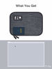 Picture of Luxtude Electronics Organizer, Compact Travel Organizer Bag, Portable Cord Organizer Travel Bag for Cable Storage, Cord Storage and Electronics Accessories Phone/USB/SD Card/Charger Organizer (Gray)