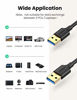 Picture of UGREEN USB 3.0 A to A Cable Type A Male to Male Cable Cord for Data Transfer Hard Drive Enclosures Printers Modems Cameras 1.5FT