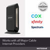 Picture of NETGEAR Cable Modem CM1000 - Compatible with All Cable Providers Including Xfinity by Comcast, Spectrum, Cox | for Cable Plans Up to 1 Gigabit | DOCSIS 3.1, Black (CM1000-1AZNAS)