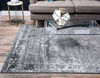 Picture of Unique Loom Sofia Collection Traditional Vintage Area Rug, 7' x 10', Dark Gray/Ivory