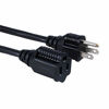 Picture of UltraPro, Black, GE 40 ft Extension, Indoor/Outdoor, Grounded, Double Insulated Cord, UL Listed, 36826, 40 ft, 40 Ft