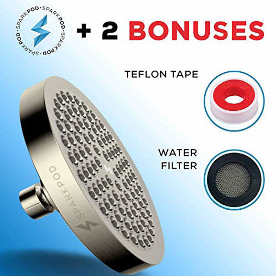 GetUSCart SparkPod Shower Head High Pressure Rain Luxury
