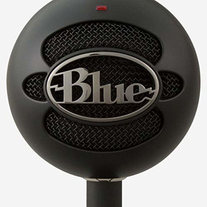Picture of Blue Snowball iCE USB Mic for Recording and Streaming on PC and Mac, Cardioid Condenser Capsule, Adjustable Stand, Plug and Play - Black