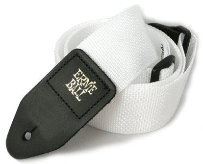 Picture of Ernie Ball White Polypro Guitar Strap (P04036)