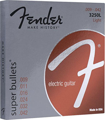Picture of Fender 3250 Super Bullets Electric Guitar Strings (0733250403)