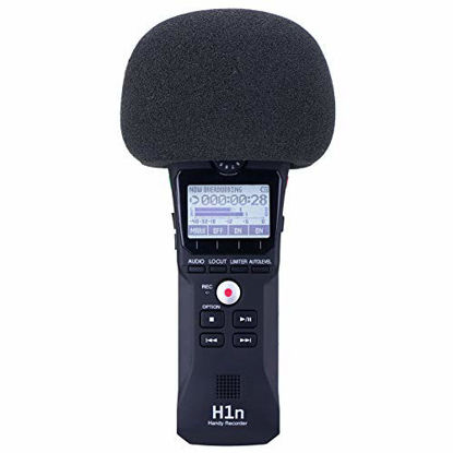 Picture of YOUSHARES Zoom H1n & H1 Recorder Foam Windscreen, Wind Cover Pop Filter Fits Zoom H1n Handy Portable Recorder (2 PCS)