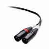 Picture of Cable Matters 3.5mm 1/8 Inch TRS to 2 XLR Cable, Male to Male Aux to Dual XLR Breakout Cable - 10 Feet