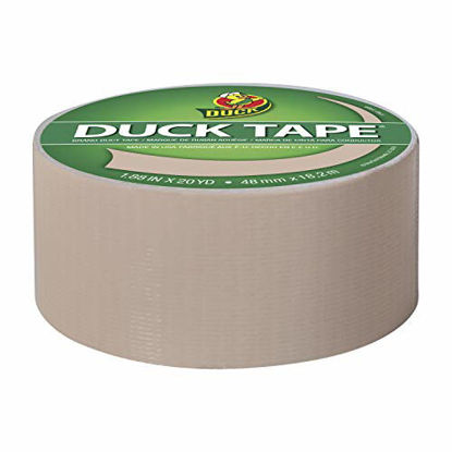 Picture of Duck 283264 Color Duct Tape Single Roll, 1.88 Inches x 20 Yards, Beige