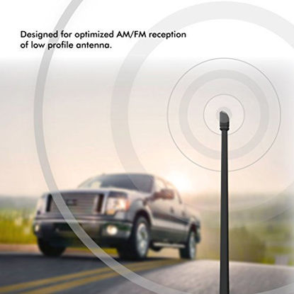 Picture of Rydonair Antenna Compatible with Ford F150 2009-2021 | 13 inches Flexible Rubber Antenna Replacement | Designed for Optimized FM/AM Reception