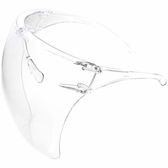Picture of zeroUV - Protective Face Shield Full Cover Visor Glasses/Sunglasses (Anti-Fog/Blue Light Filter) (Clear/Clear) Single