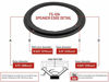 Picture of Kenwood 12 Inch Foam Speaker Repair Kit FSK-12A (Pair)