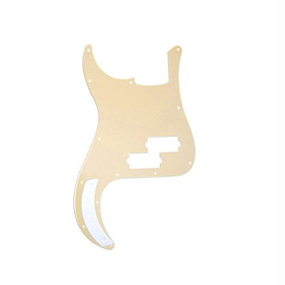 Picture of Musiclily 13 Holes P Bass pickguard for Precision Bass Guitar, 1Ply Cream
