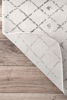 Picture of nuLOOM Moroccan Blythe Area Rug, 10' x 14', Grey/Off-white