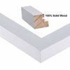 Picture of RPJC 8x10 inch Picture Frame Made of Solid Wood and High Definition Glass Display Pictures 5x7 with Mat or 8x10 Without Mat for Wall Mounting Photo Frame White