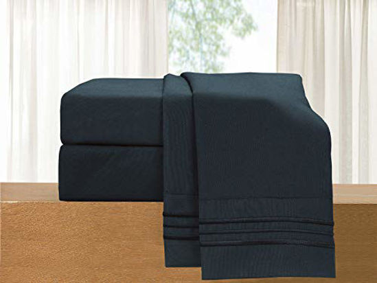 Picture of Luxury 3-Piece Bed Sheet Set - Luxury Bedding 1500 Thread Count Egyptian Quality - Wrinkle and Fade Resistant Hypoallergenic Cool & Breathable, Easy Elastic Fitted
