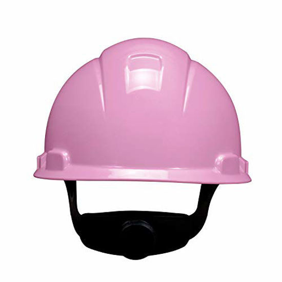 Picture of 3M - H-713R-EACH Hard Hat H-713R, Pink, 4-Point Ratchet Suspension