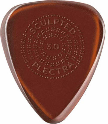 Picture of Jim Dunlop Dunlop Primetone Standard 3.0mm Sculpted Plectra with Grip - 12 Pack (510R3.0)
