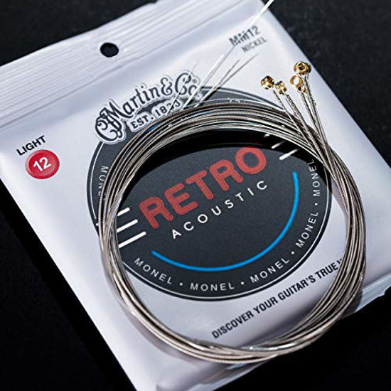GetUSCart Martin Retro Acoustic MM10 Extra Light Gauge Guitar Strings Monel Nickel