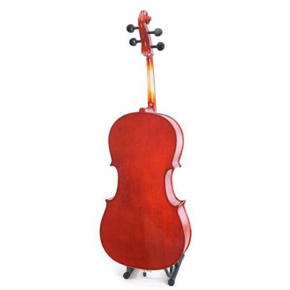 Picture of Cecilio CCO-100 Student Cello with Soft Case, Stand, Bow, Rosin, Bridge and Extra Set of Strings, Size 1/4