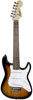 Picture of Fender Squier 3/4 Size Kids Mini Strat Electric Guitar Learn-to-Play Bundle w/ Amp, Cable, Tuner, Strap, Picks, Fender Play Online Lessons, and Austin Bazaar Instructional DVD - Brown Sunburst