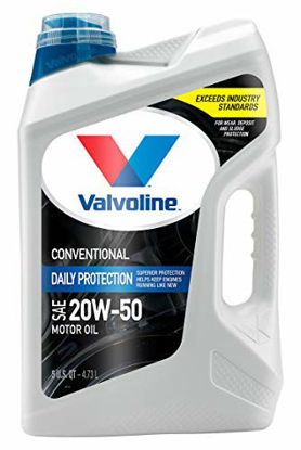 Picture of Valvoline - 833432-3PK Daily Protection SAE 20W-50 Conventional Motor Oil 5 QT, Case of 3