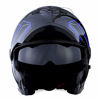 Picture of 1Storm Motorcycle Modular Full Face Helmet Flip up Dual Visor Sun Shield: HB89 Arrow Blue