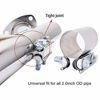 Picture of EVIL ENERGY 2.0 Inch Butt Joint Exhaust Band Clamp Sleeve Stainless Steel 2pcs