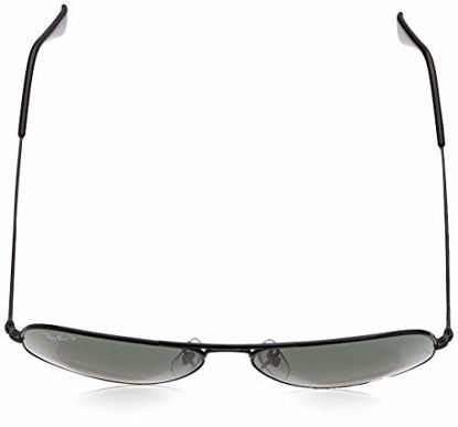Picture of Ray-Ban Unisex-Adult RB3025 Classic Sunglasses, Black/Green Polarized, 62 mm
