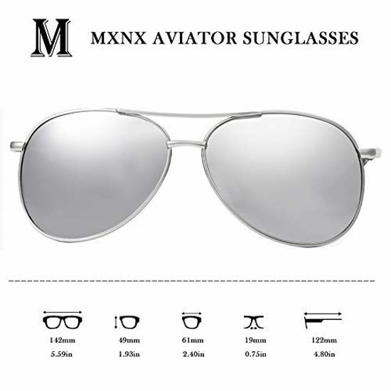 GetUSCart- Aviator Sunglasses for Men Polarized Women -MXNX UV