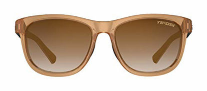 Picture of Tifosi Optics Swank Sunglasses (Crystal Brown-Onyx/Brown Gradient Lenses)