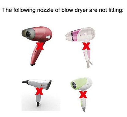 Picture of Universal Collapsible Hair Dryer Diffuser - Travel and Easy Storage - Fit Most of Hair Dryers KingKam-Black