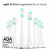Picture of AquaSonic Vibe Series Ultra Whitening Toothbrush - ADA Accepted Electric Toothbrush - 8 Brush Heads & Travel Case - Ultra Sonic Motor & Wireless Charging - 4 Modes w Smart Timer - Satin Rose Gold