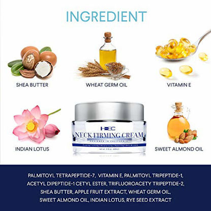Picture of HSBCC Neck Firming Cream with Peptides,Neck Cream,Neck Moisturizer Cream,Anti Wrinkle Anti Aging Neck Lifting Cream for Neck, Advanced Stem Cell + Collagen Formula For Tightening & Lifting Sagging Ski