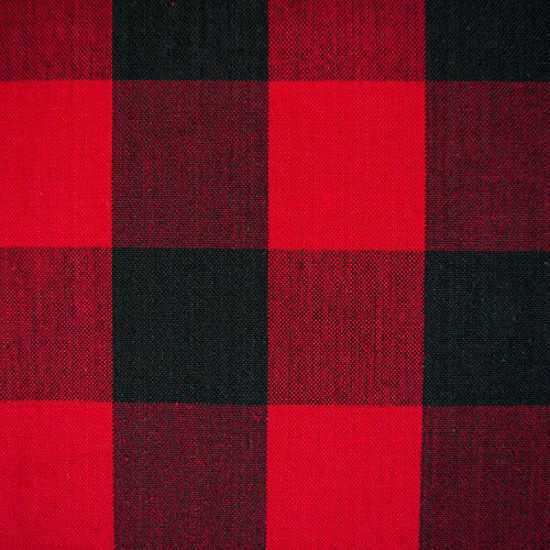 Picture of DII Buffalo Check Collection Classic Tabletop, Tablecloth, 60x120, Red & Black